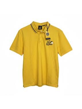 Tour de France Yellow Polo Shirt Fanatics Official Cotton Cycling XL NWT